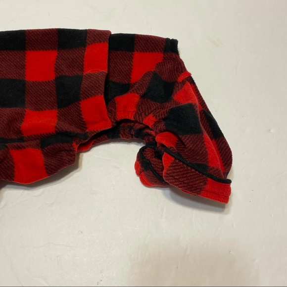 target dog sz small  one piece sweater  red plaid - Picture 5 of 10